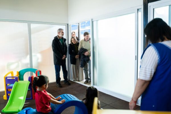 Melella recorrió el Centro de Desarrollo Infantil recientemente inaugurado en Ushuaia