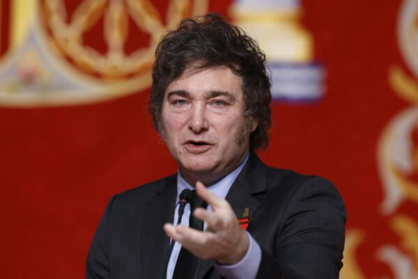 Milei apuntó contra el Gobierno español y reclamó sacar “a patadas” a los socialistas en las elecciones
